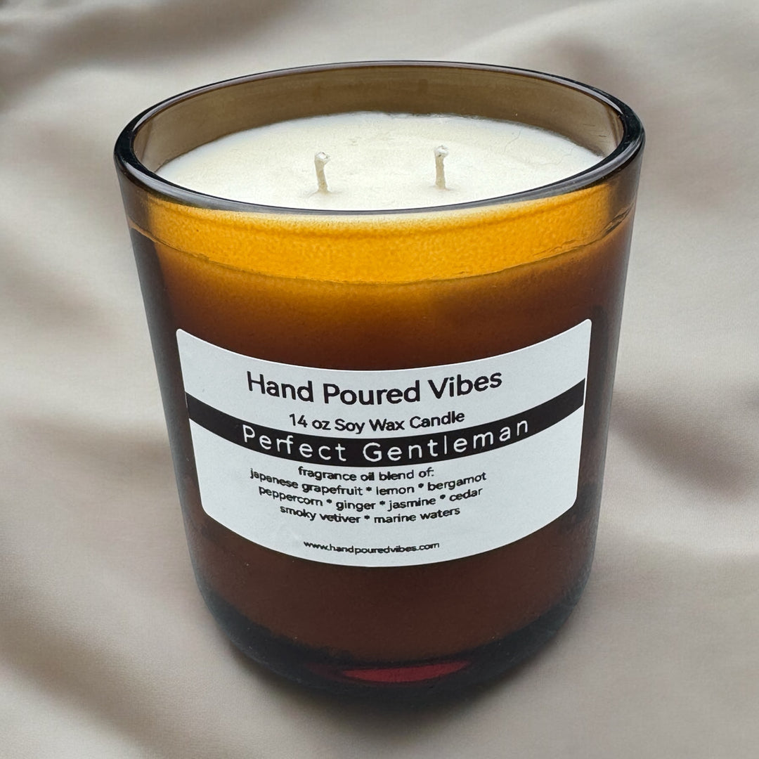 14 oz Amber Soy Wax Candle